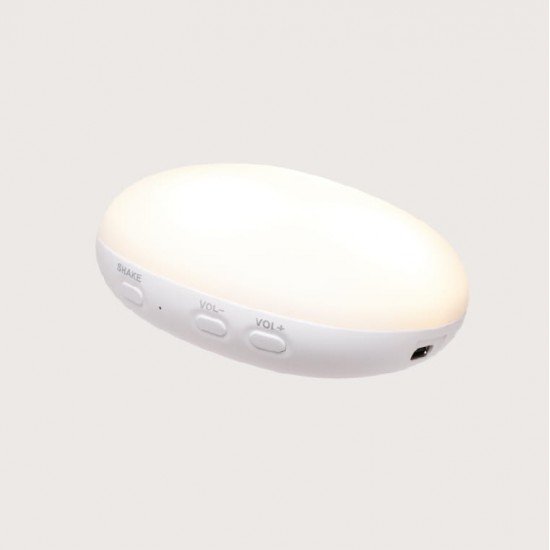 Migdukas meškiukas Moonie Organic Humming Bear 2.0 Polar